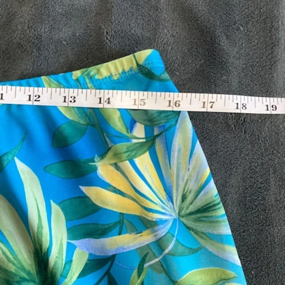 Tropical swim skirt